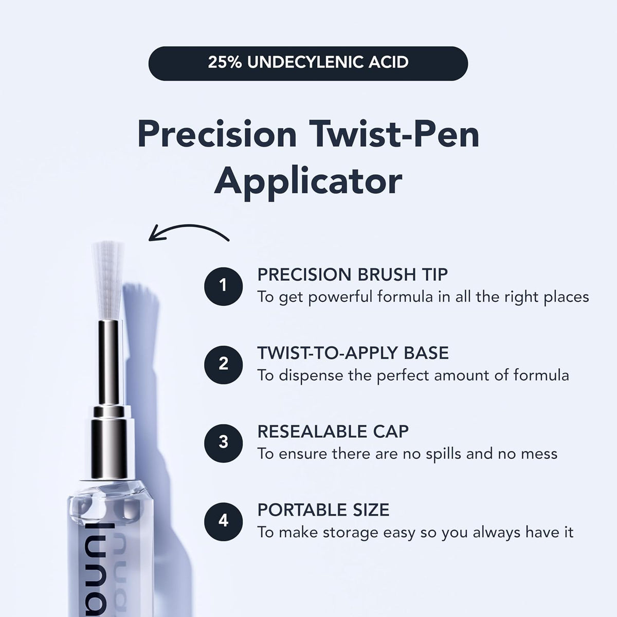lunavia™ Antifungal Pen 3-Pack Twist Pen (9ML Volume)